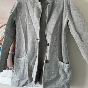 Jcrew Sweater Blazer in grey
